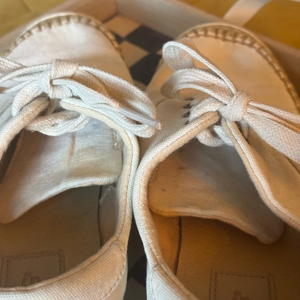 UGG White Canvas Espadrille Shoes